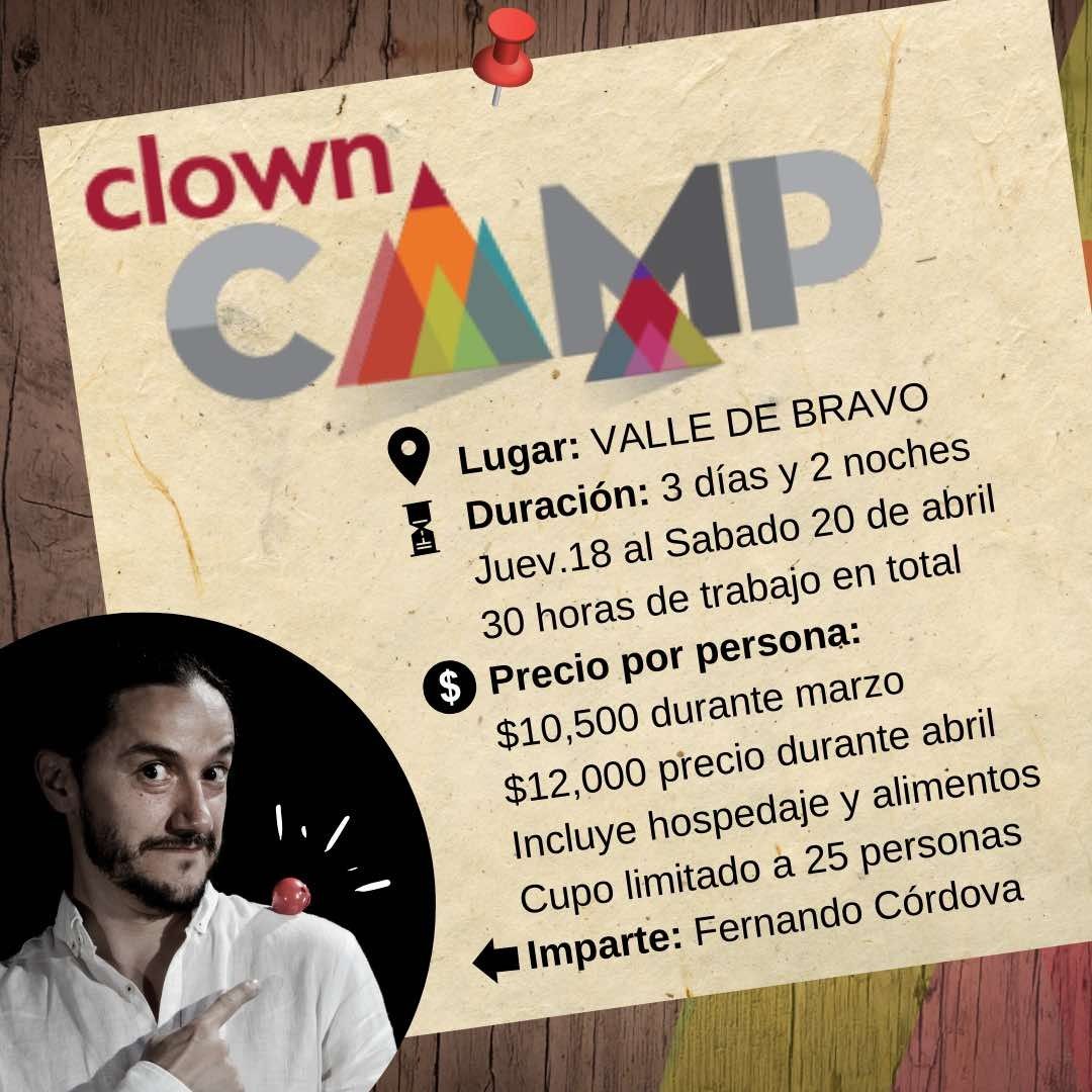 Clown camp 18,19 y 20 de abril 2019